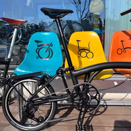 特價 2025 最新黑武士黑色 ACEOFFIX C5 全原裝5速黑色碳前叉鋁合金折叠車 送前後蛙...