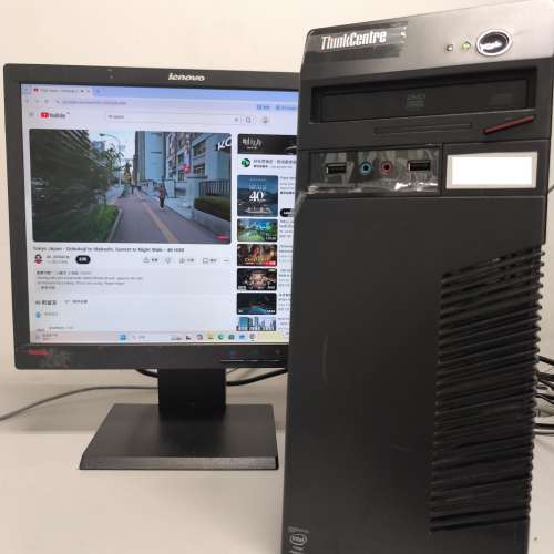 Lenovo ThinkCentre M73，Intel G3220，8GB Ram，256G SSD+500G HD，Win 11 pro，O...