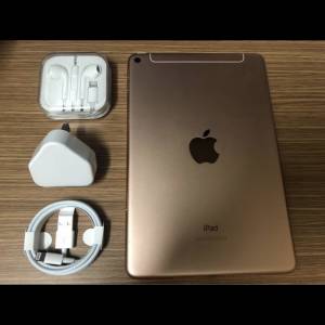 Rose gold - Full set 99% new iPad mini 5 64gb lte one month warranty