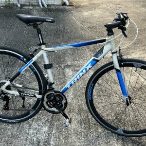 二手 以改平把 TRINX TEMPO1.0 700C 14速 前後快拆 鋁合金 公路單車 HK$638.00