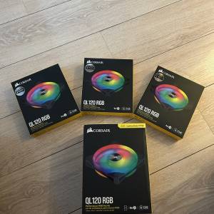 CORSAIR DL120 with Lighting Node  -TRIPLE  PACK + DL120  SINGLE X3