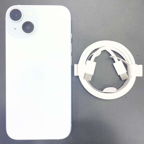 90%New iPhone 15 128GB 藍色 電池效能89% 自用首選超值