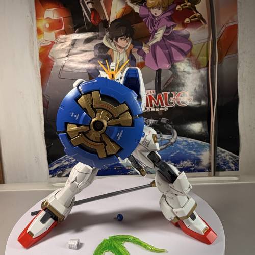 MG 1:100 機動戰士高達 新機動戰記 W 戰敗者的榮光 神龍高達 已砌 滲線 補色 高達模型