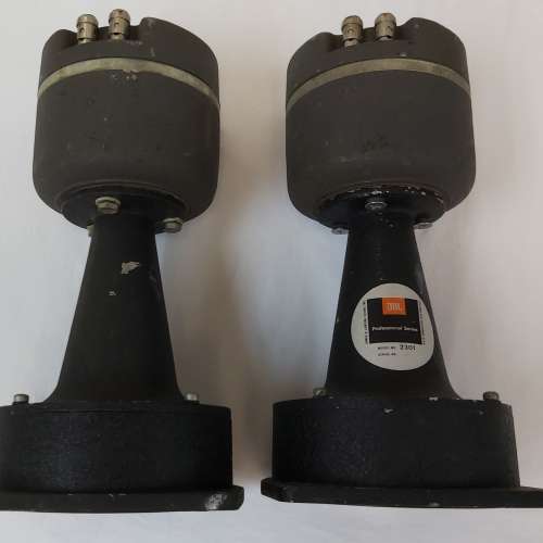 美國製 JBL 2461 (16 ohm ) +2301(1" 喉嚨) 一對, 鋼磁