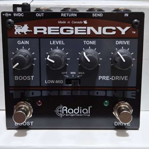 RADIAL REGENCY PRE OVERDRIVE PEDAL 接近全新