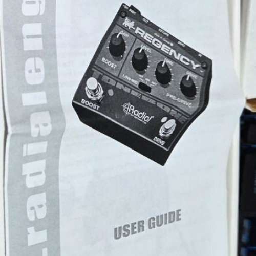RADIAL REGENCY PRE OVERDRIVE PEDAL 接近全新