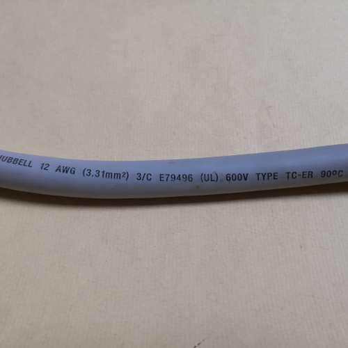 美國 HUBBELL 12AWG美式電源線2m