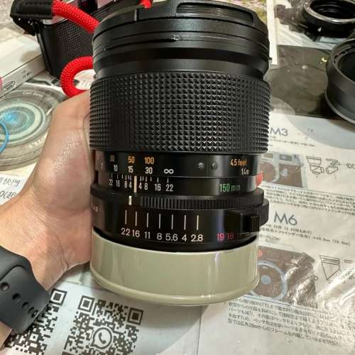 Repair Cost Checking For Hasselblad Carl Zeiss Sonnar T* 150mm f/2.8 Lens Clean