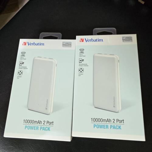 Verbatim 充電宝 全新两件未開封