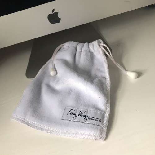 🎧 FANNY WANG Headphones Bag 21x17cm NEW 全新 耳機 收納 袋 包 🎵