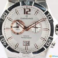 Candino alarm(卡天龍鬧錶)石英鋼腕錶.