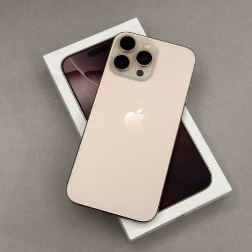 iPhone 16pro max512gb,港行雙卡，冇花冇拆修，有套有貼有線有盒！