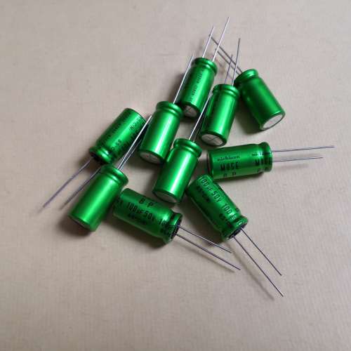 nichicon MUSE BP 50V 100UF 無極電容10個