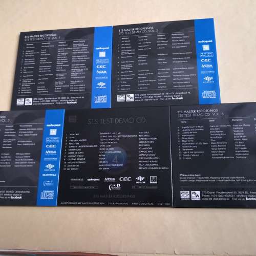 STS TEST DEMO CD VOLUME 1至5輯試音碟