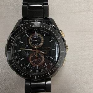 放 80% 新 - 100% 正常 Seiko 7T92-0RX0 100 米防水石英計時碼錶 - 已換新電芯