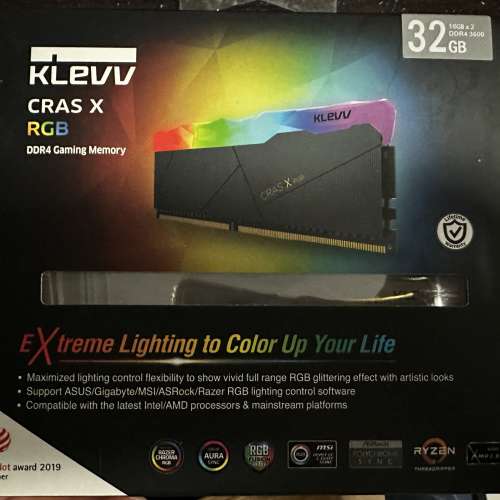 Klevv Cras x RGB 3600 32gb (16gbx2)