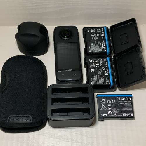 [觀塘實體店] 二手 Insta360 X3 (共3電+原廠充電器+鏡頭保護套) 行貨 *S72352* | I...