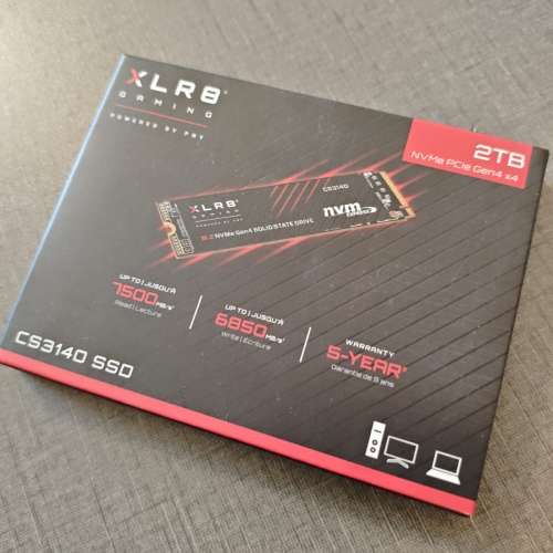 照價-$100 全新極速 2TB SSD PNY CS3140 原封 Nvme Gen4 PS5適用 媲美 Samsung 990...