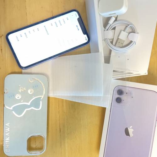 港版 iphone 11 紫色 64gb 電65