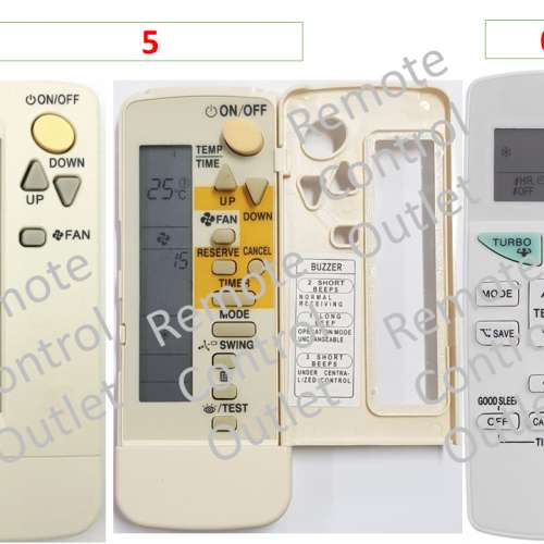 大金冷氣空調代用遙控器 DAIKIN air con conditioner conditioning AC A/C remote ...