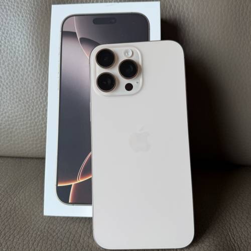 完美無花 香港行貨 iPhone 16 Pro Max 1TB 沙漠金 Dessert Titianium