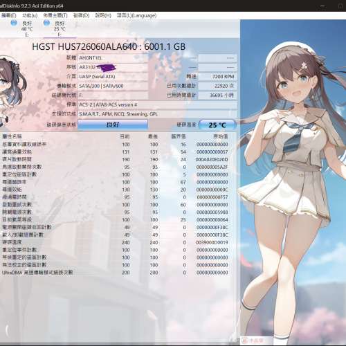 HGST 6TB HDD WD 連type c 外置盒