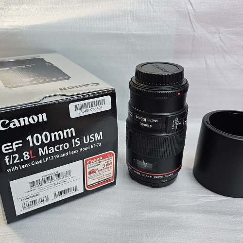 Canon EF 100mm f/2.8L 紅圈微距鏡
