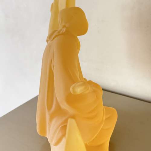 Harlequin on the Moon Sculpture (NEW) 全新磨砂緞面亞加力丑角在月亮雕塑