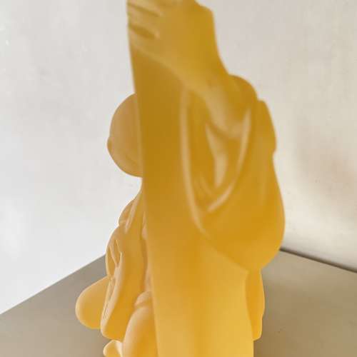 Harlequin on the Moon Sculpture (NEW) 全新磨砂緞面亞加力丑角在月亮雕塑