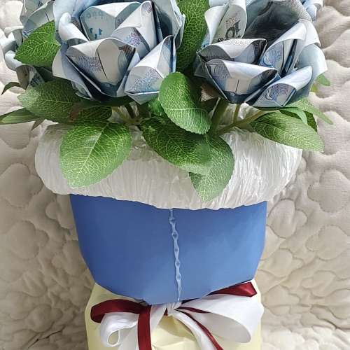 純手工製作紙幣花束