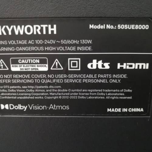 創維50SUE8000 50寸QLED 4K電視(90%新100%全正常,靓仔小用)