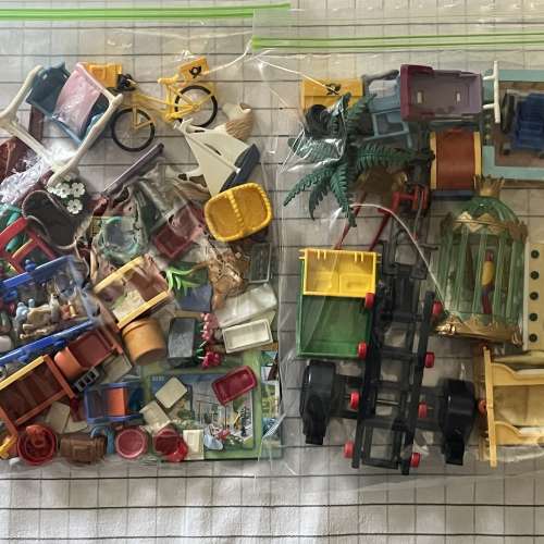 Playmobil 車船 配件 公仔