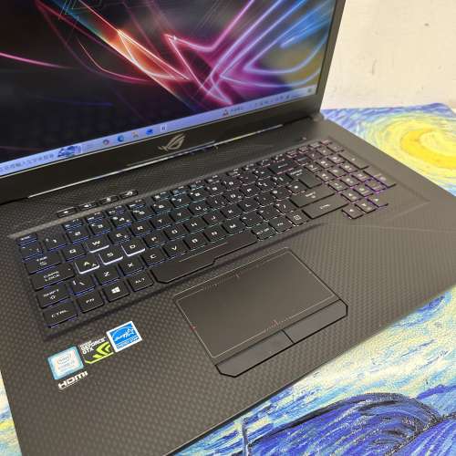(超輕薄華碩ROG 17寸電競機😍)ASUS ROG i7-8750H/8,16,32GB Ram/128,256,512GB,1TB...