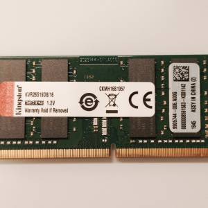 Kingston DDR4 2666 16G Notebook Ram
