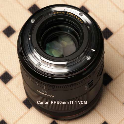 Canon RF 50mm f1.4 VCM