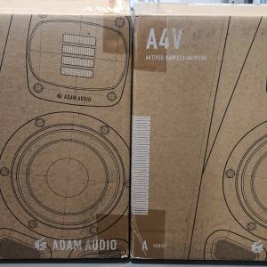 全新Adam Audio A4V 有源監聽喇叭(黑色一對)