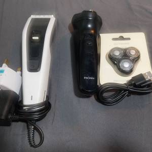 PHILIPS充電剪髮器(鏟毛器)及電鬚刨
