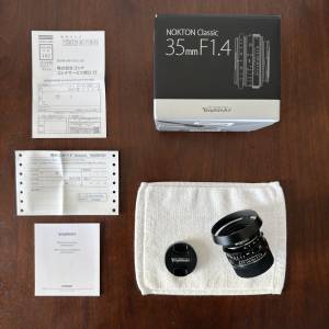 超級新淨 FULL SET 福倫達 Voigtlander Nokton Classic 35mm F1.4 II MC VM LEICA ...