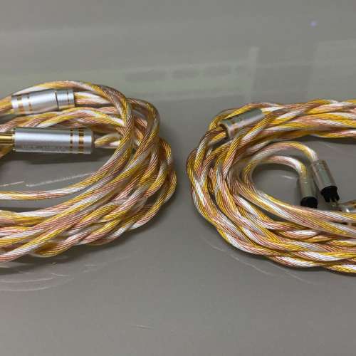 (平民價優惠)(2股同軸設計)三頻提升旗艦級2絞630芯金銀銅(無氧銅+單晶銅鍍銀+單晶銅...