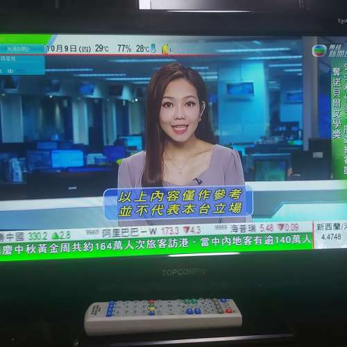 屯門良景輕鐵站交收 TopconPro EgoLED 23Y1 23吋 高清數碼電視機 連OEM遙控及底座