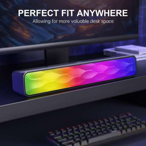 Uhuru RGB Soundbar UGWS-10電腦藍牙喇叭