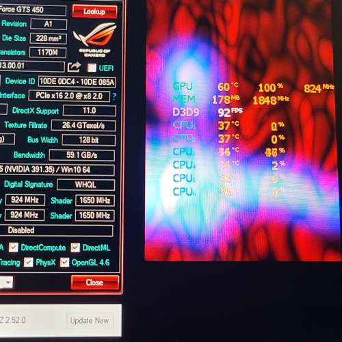 Galaxy GTS450 開機卡