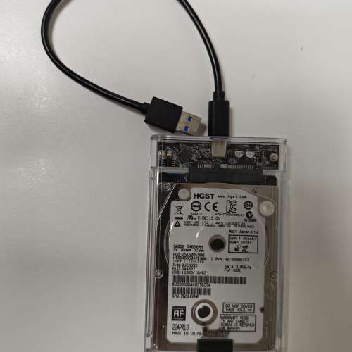 出售 2.5" HGST 500GB 外置HD + 3.5" SAMSUNG 1TB HD