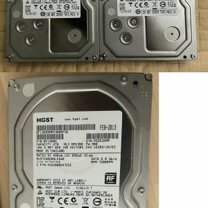 HITATCHI  HGST 2T  3.5" SATA 硬盤 Hardisk 清屋出售 (一隻 HK $200) 三隻 HK$500.00