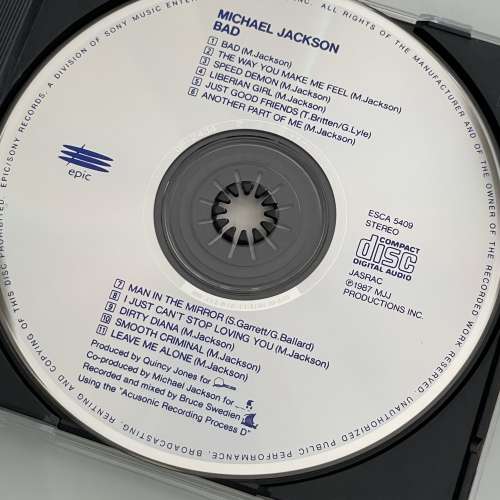 MICHAEL JACKSON Bad CD