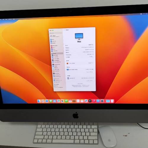 iMac 27 2017 5K 500gb ssd with keyboard and mouse
