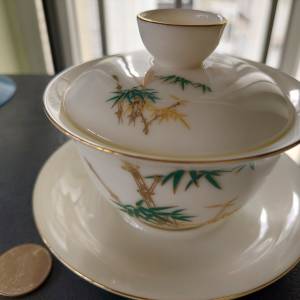 三才杯蓋碗茶盅