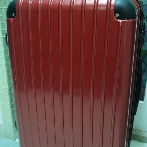 24吋萬向輪旅行行李箱喼25kg christmas red luggage suitcase