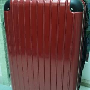 24吋萬向輪旅行行李箱喼25kg christmas red luggage suitcase