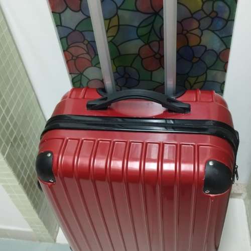 24吋萬向輪旅行行李箱喼25kg christmas red luggage suitcase